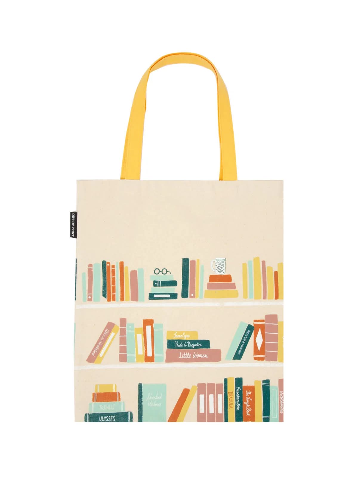 Bookshelf Tote Bag by Out Of Print