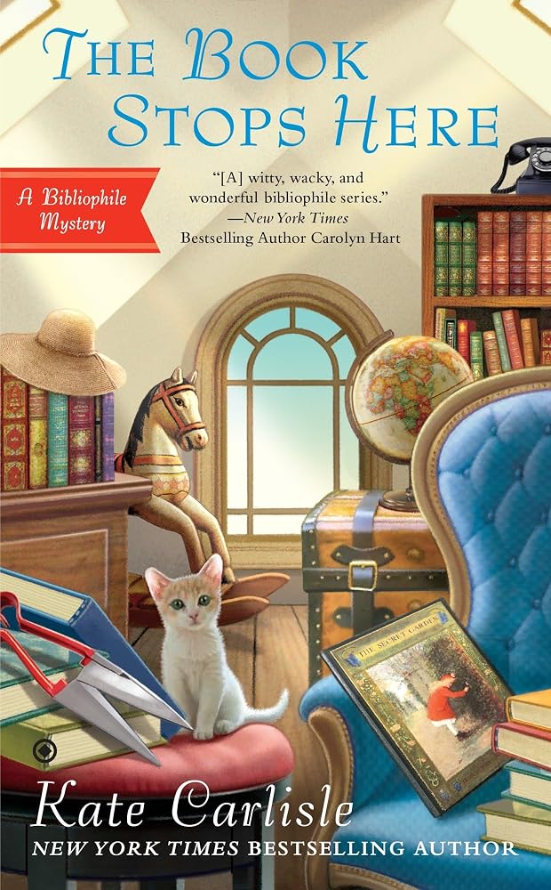 The Book Stops Here (Bibliophile Mystery) cover image