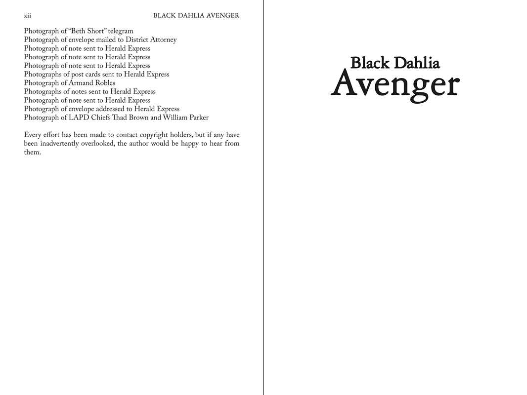Black Dahlia Avenger by Steve Hodel