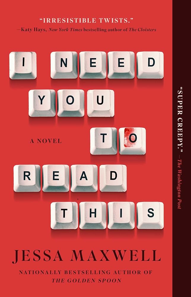 I Need You to Read This: A Novel cover image