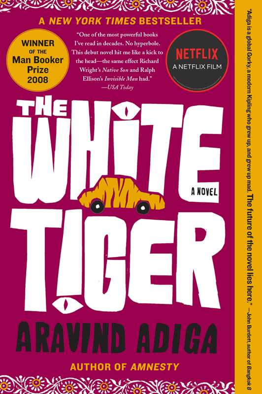 White Tiger by Aravind Adiga